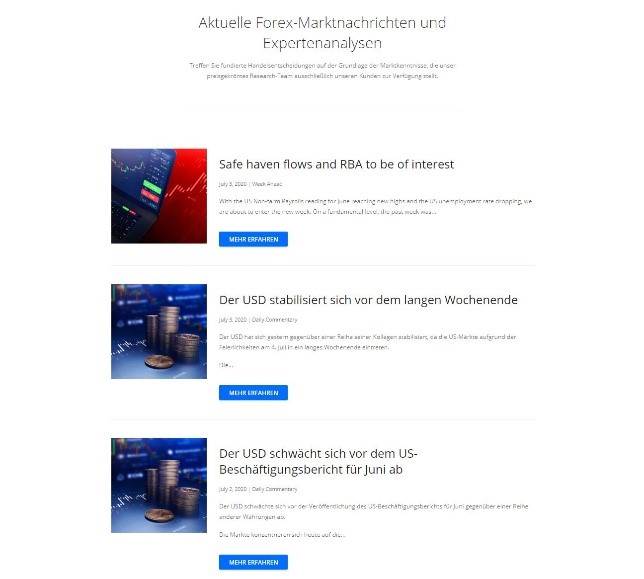 Marktnachrichten & Weiterbildung IronFX Marktnachrichten & Weiterbildung IronFX